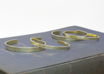 真ちゅうバングル作り